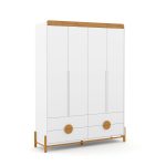 ROUPEIRO 4 PORTAS TESS ECO WOOD