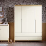Roupeiro 4 portas Tess Clean